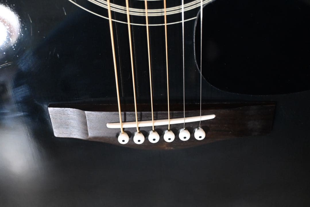 整備・清掃・弦交換済】YAMAHA FG-412 BL アコギ ブラック 黒