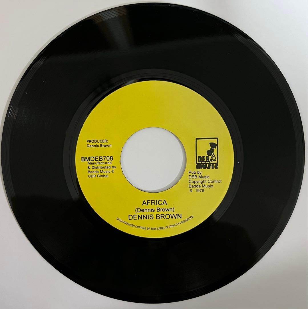 DENNIS BROWN / AFRICA レゲエ レコード - メルカリ