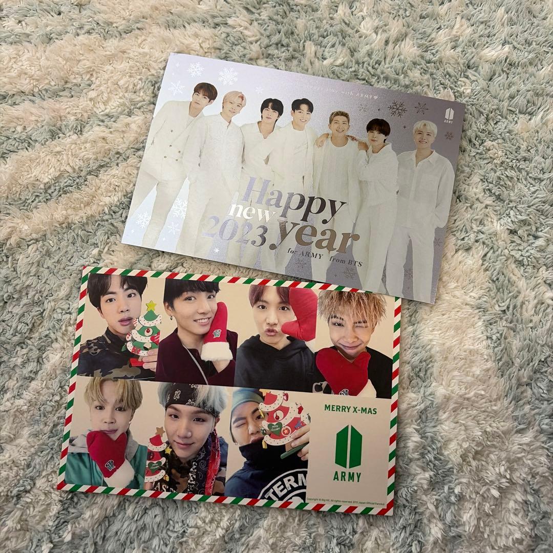 美品】BTS FC特典 メッセージカード - メルカリ