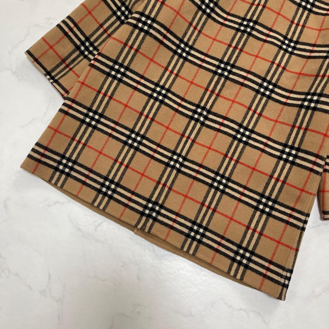 希少 バーバリー リバーシブルコート ノバチェック ダブルフェイス 三