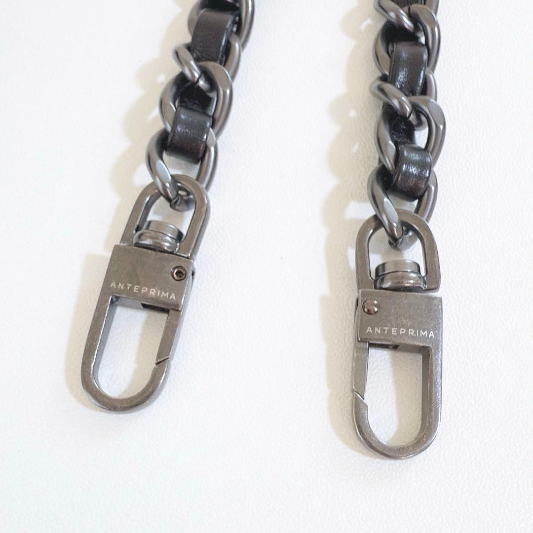 現行品 アンテプリマ ルッケット II ミディアム 横長 エナメルブラック