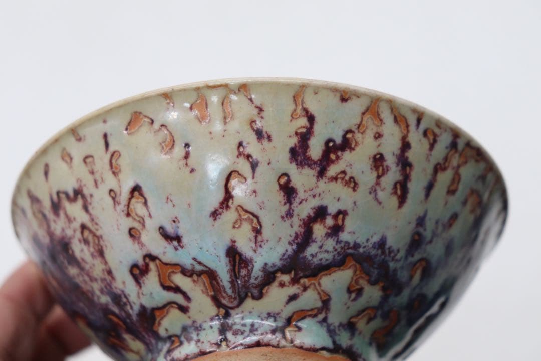 中国 窯変紅釉 お碗 送料込み1008 - メルカリ