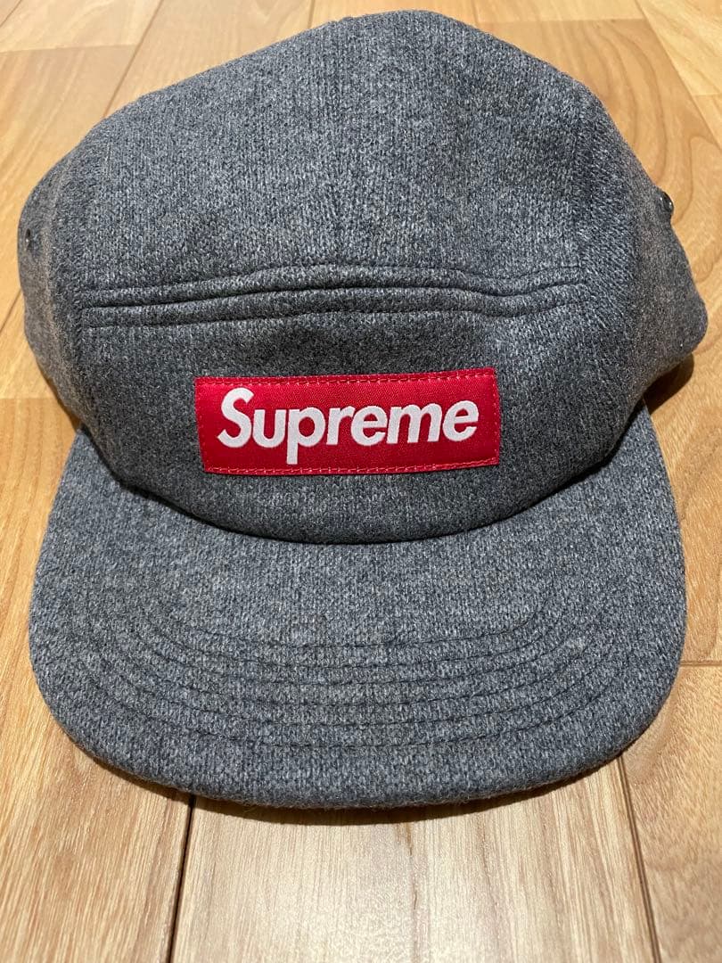 【限定値下げ】Supreme グレー キャップ Supreme/シュプリーム】 NEW ERA ボックスロゴ ベースボールキャップ