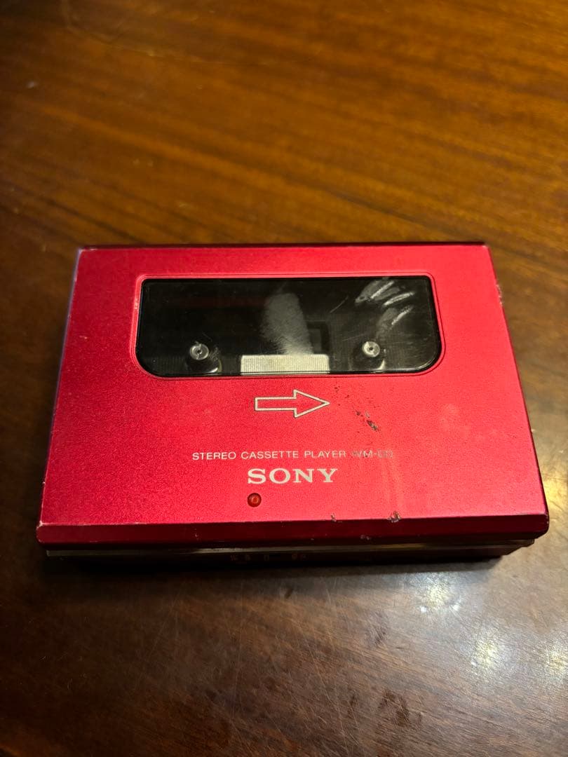 レア】SONY WALKMAN WM-DD ウォークマン レッド - メルカリ