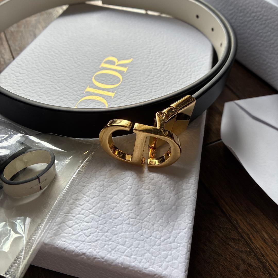 美品！阪急購入ディオールリバーシブルベルト DIOR(ディオール) リバーシブルベルト ユニセックス (Dior/ベルト