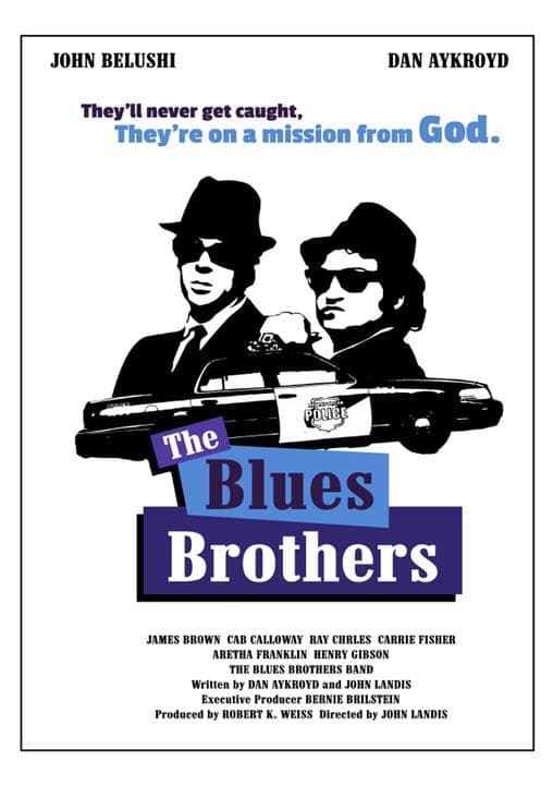 映画 ブルース・ブラザーズ アートポスター A4額装入 - メルカリ