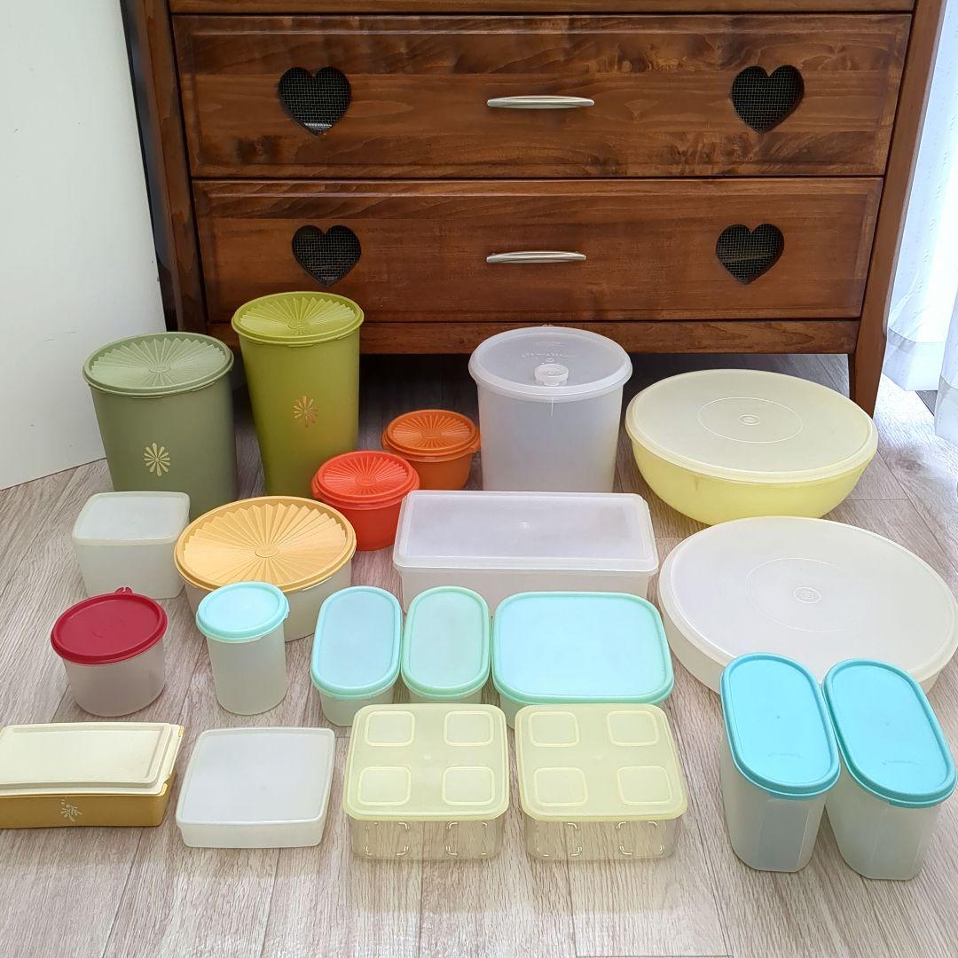 タッパーウェア 保存容器 レトロタッパーウェア タッパーウェアセット
