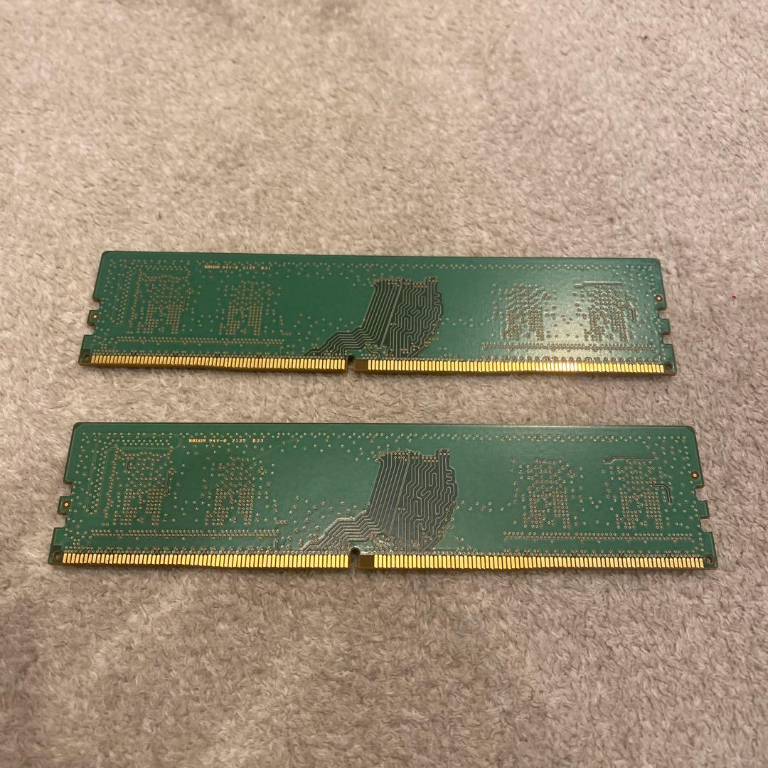 SAMSUNG PC4-3200AA 8GB×2枚 ディスクトップPC メモリ - メルカリ