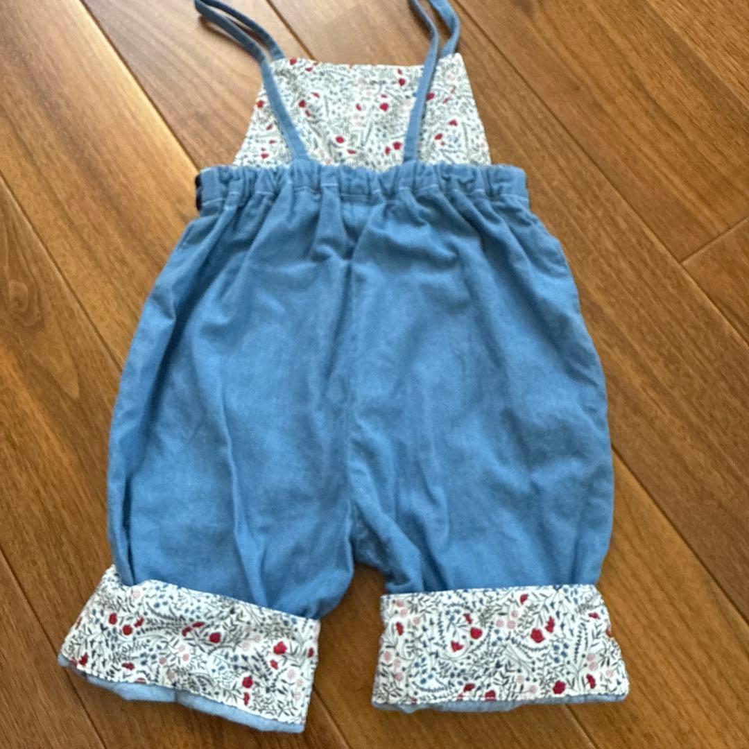 happii様専用 ファミリア オーバーオール ボーダートップス - メルカリ