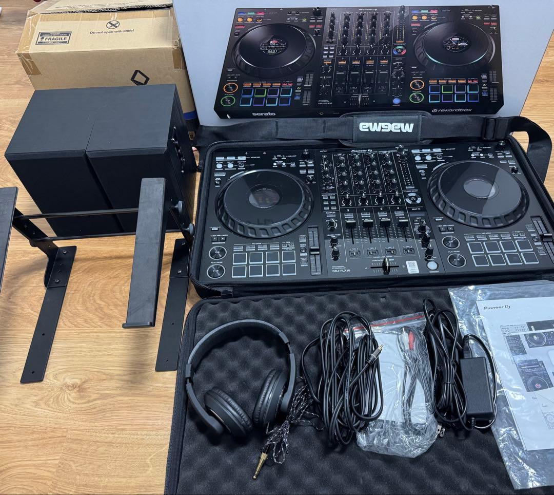Pioneer DDJ FLX10 スピーカー　magmaケース　他セット　美品 Pioneer DJ DDJ-FLX10 + MAGMA キャリングケースSET【無償ダウンロード