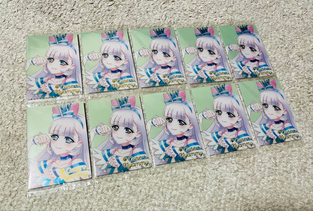 プリキュアウエハース　HR キュアニャミー　わんだふるぷりきゅあ　プリキュア No.17 わんだふるぷりきゅあ！ SSR プリキュアカードウエハース9