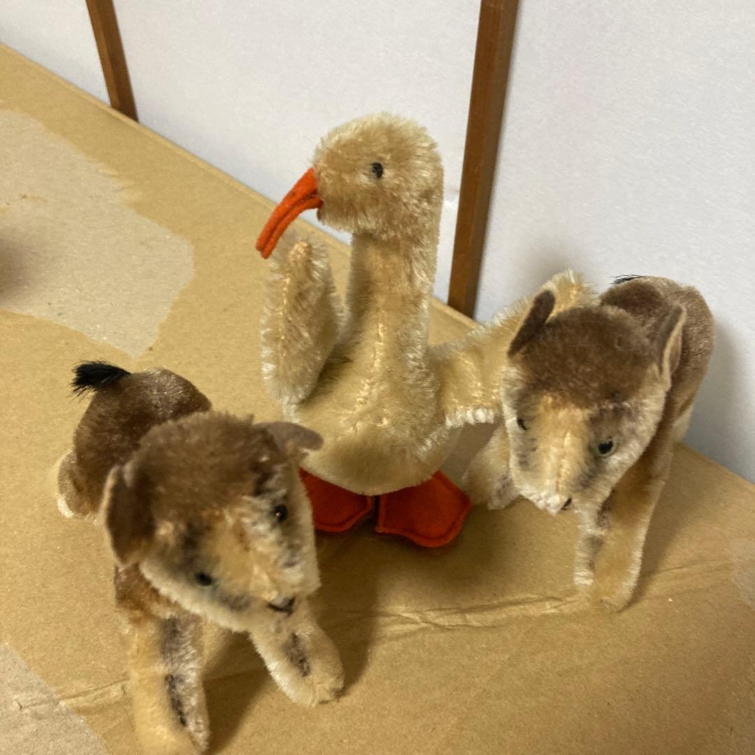 オールドシュタイフ ヤギ2匹、アヒル1匹 セット まとめ売り - メルカリ