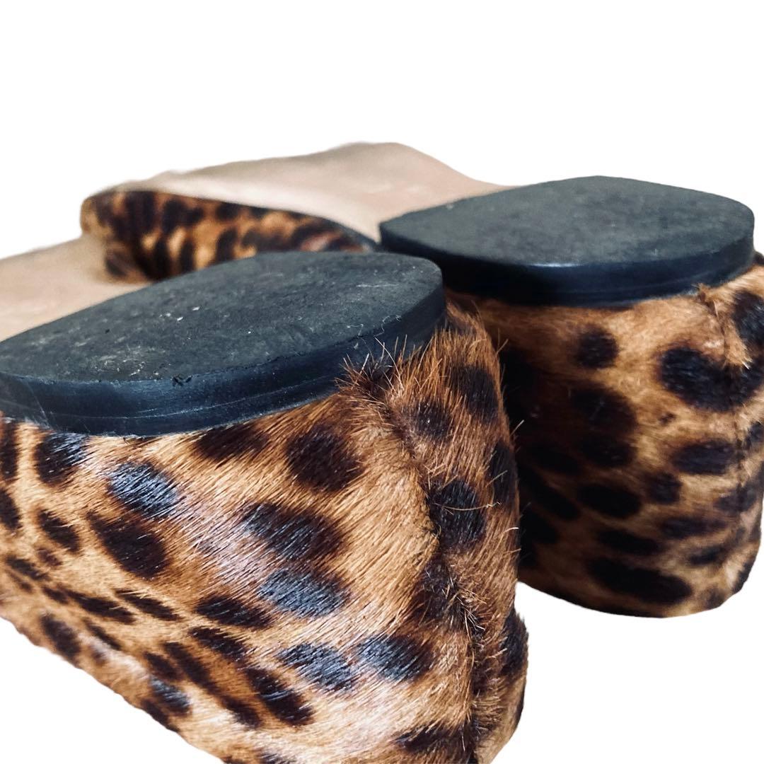 GK Yu-miさま専用】PIPPICHIC ヒョウ柄 フラットシューズ 37 - メルカリ