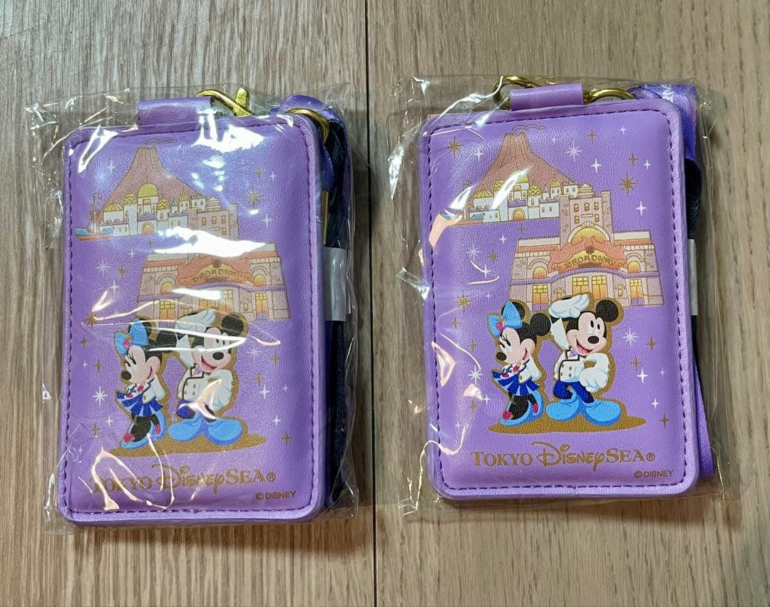 新品未使用】非売品 JAL 東京ディズニーシー パスケース ネック