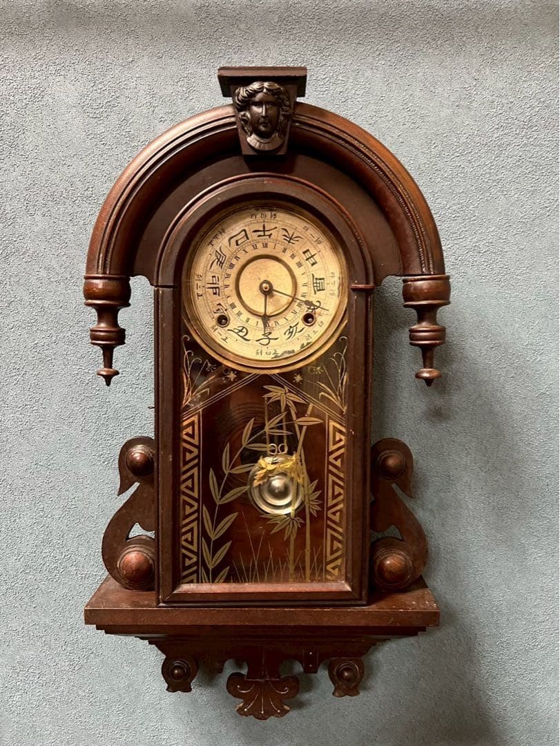 ア*所様 希少 ボンボン時計 振り子時計 アンティーク インテリア Amazon.co.jp: 振り子時計 ボンボン時計 OWARITOKEI ゼンマイ式 柱時計