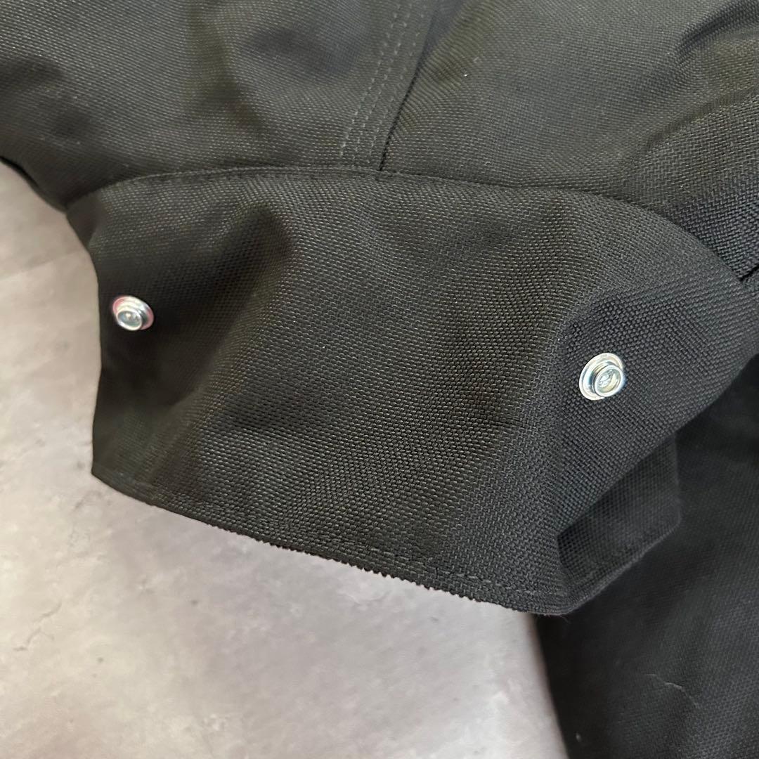 P276【42R】【ダブルニー】カーハート 防寒つなぎ 中綿入り 黒