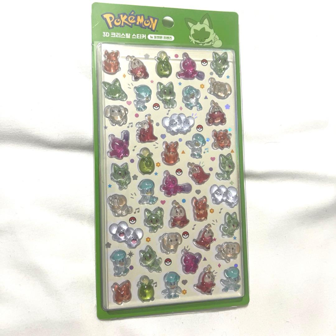 Pokémon 韓国限定 ボンボンドロップシール 全4種 - メルカリ
