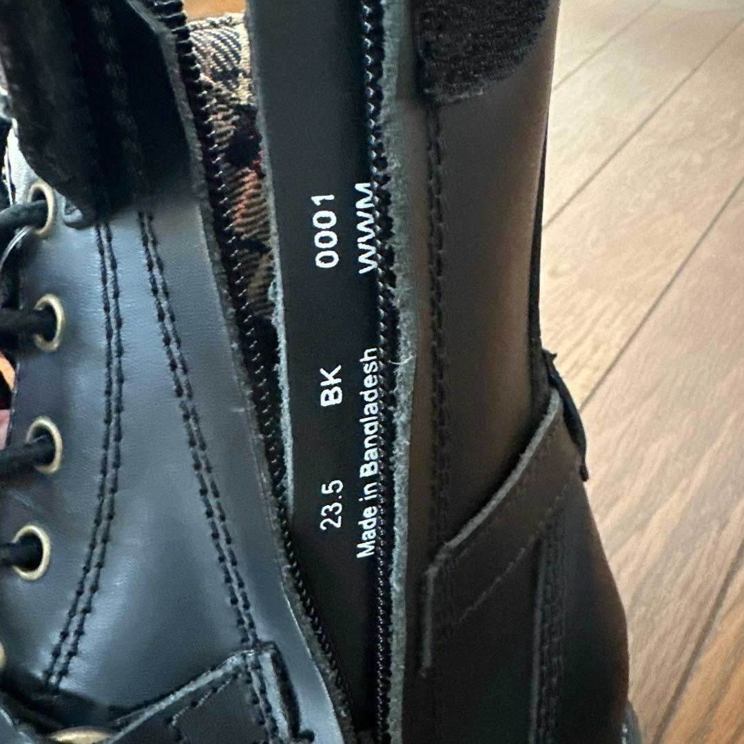 新品未使用　wildwing ライディングブーツ　23.5cm