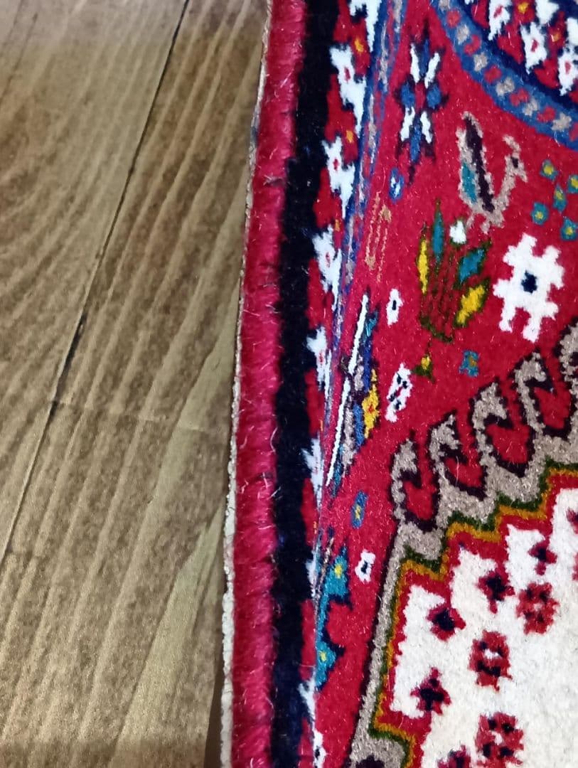 ペルシャ絨毯 ヤラメ絨毯 座布団 手織り イラン 座布団ヤラメ(14)