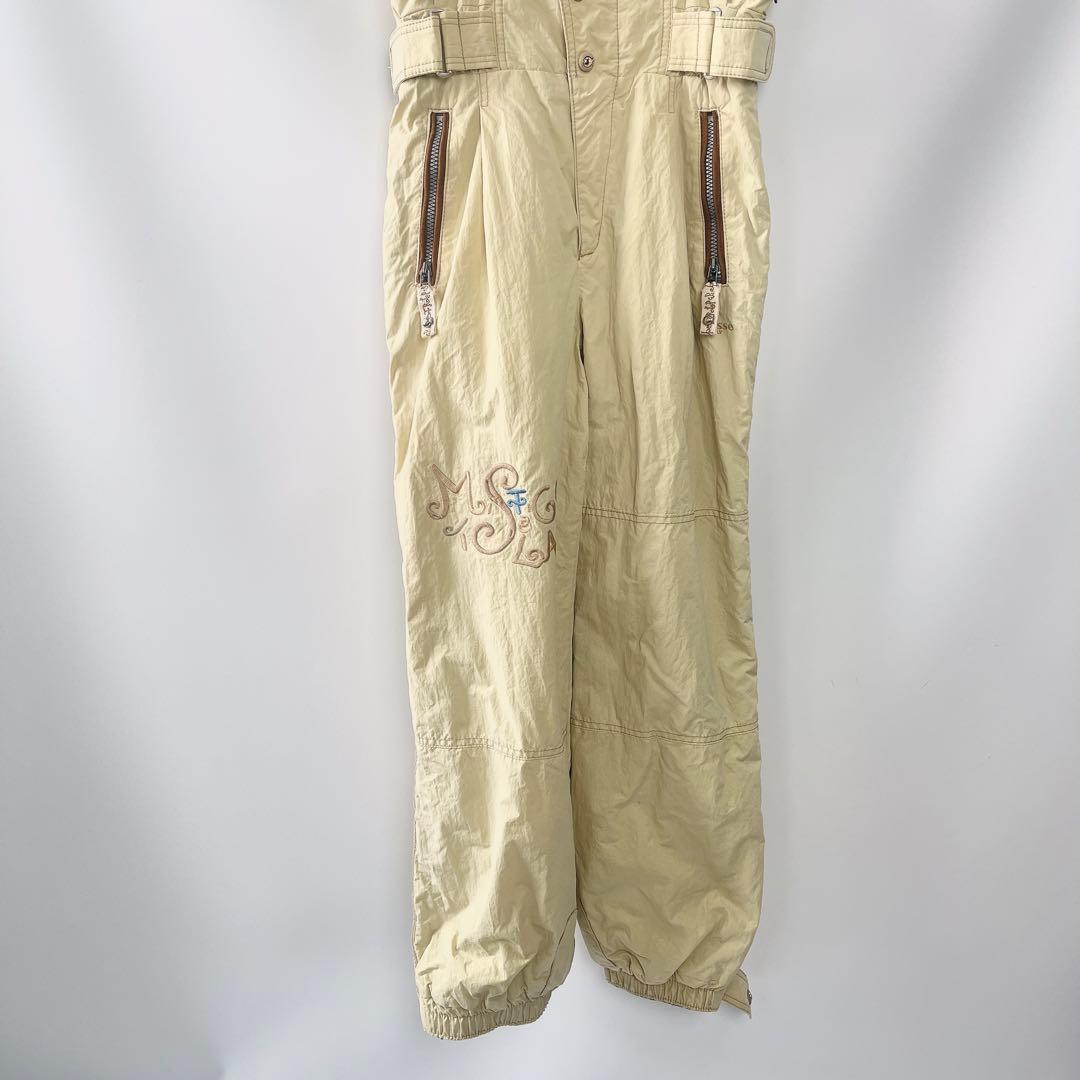 希少】90s ellese スキーウェア 裏ボア 中綿入り 上下 昭和レトロ