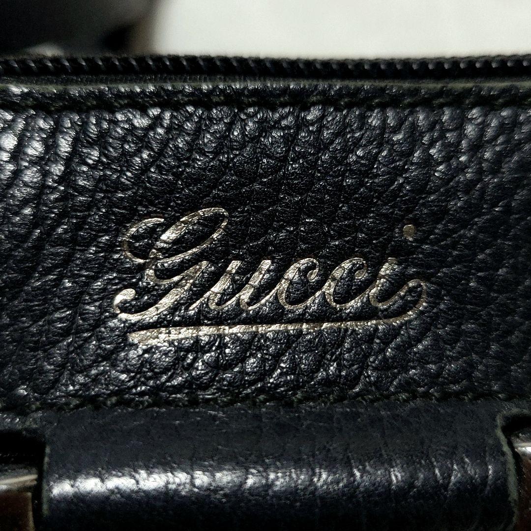 GUCCI ショルダーバッグ 肩掛け GGキャンバス アビー 265691 黒 - メルカリ