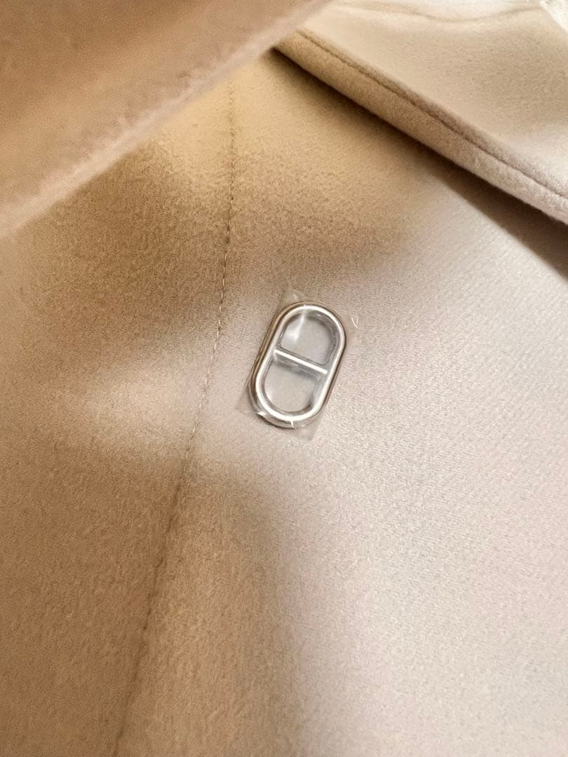 ダ*@様 HERMES 2025SS 《シェーヌ・ダンクル》 ピーコート 34