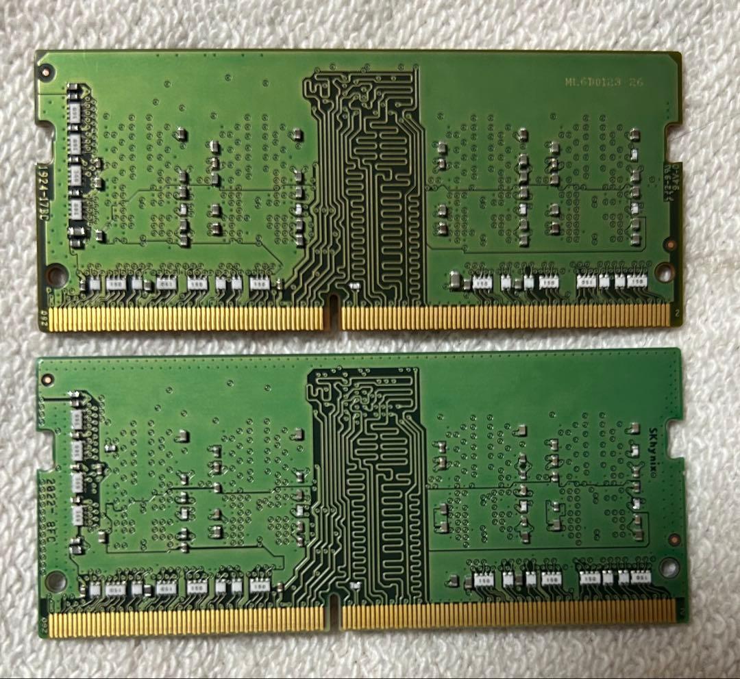 SKhynixノートPC用 メモリ1Rx16 PC4-2666V 4GBx2枚 - メルカリ