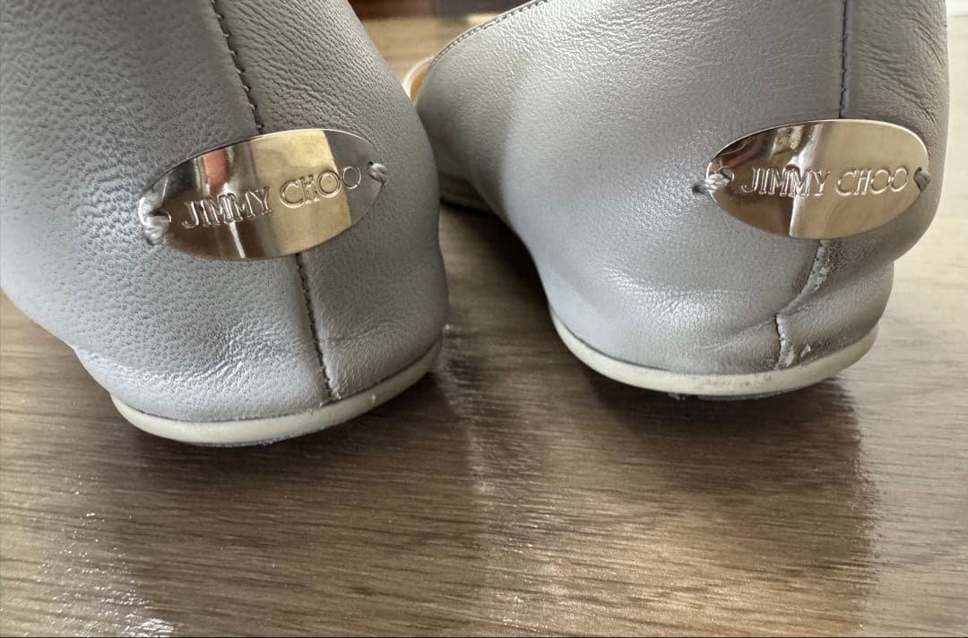 【美品】JIMMY CHOO フラットシューズ 23.5cm