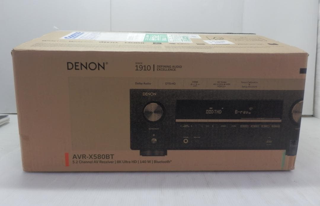 デノン 5.2CH AVサラウンドレシーバー AVRX580BTK アンプ ①