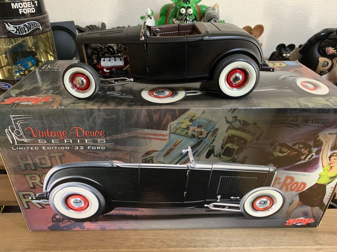 ミニカー GMP VINTAGE DEUCE  1/18 GMP Vintage Deuce Series Release#1 1932 Ford Highboy Tom's Garage