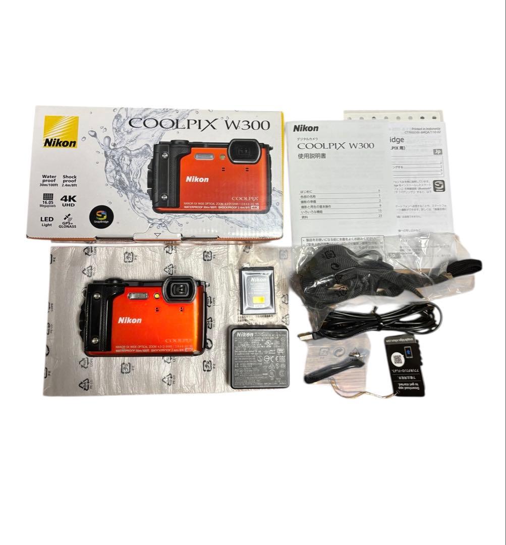 Nikon COOLPIX W300 防水デジタルカメラ　オレンジ ニコン COOLPIX W300 [オレンジ] 価格比較 - 価格.com
