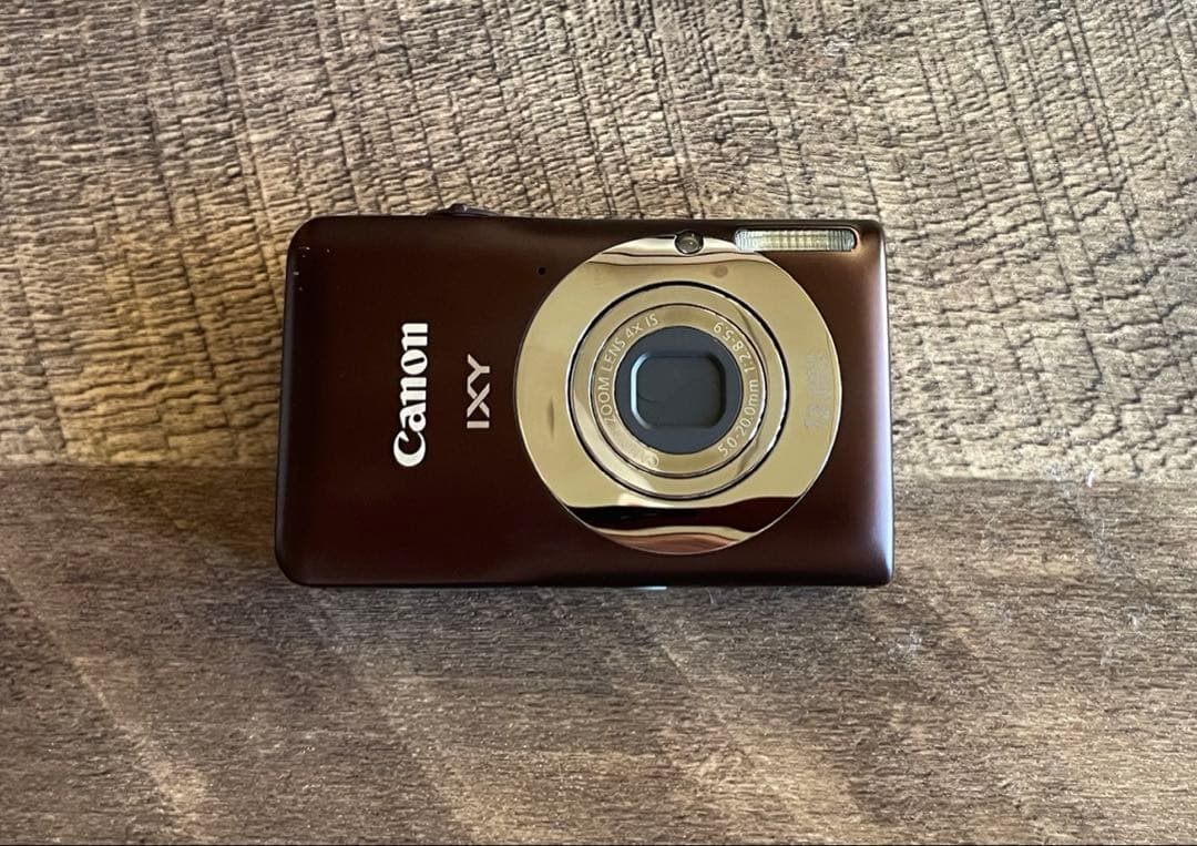 Canon IXY ブラウン デジタルカメラ IXY キヤノン Canon DIGITAL 20 IS ブラウン ファインダー搭載 光学4倍