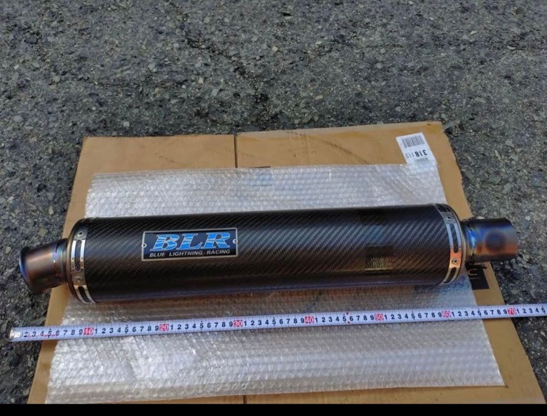 BLUE LIGHTNING RACING スリップオンマフラー 60.5cm