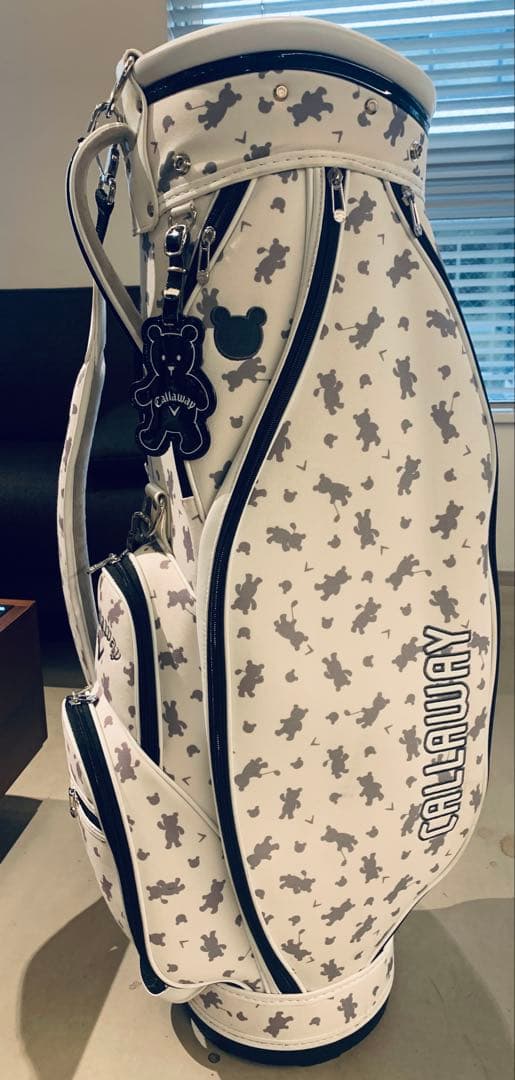 美品！キャロウェイ キャディバッグ レディース ベアー総柄 8.5型