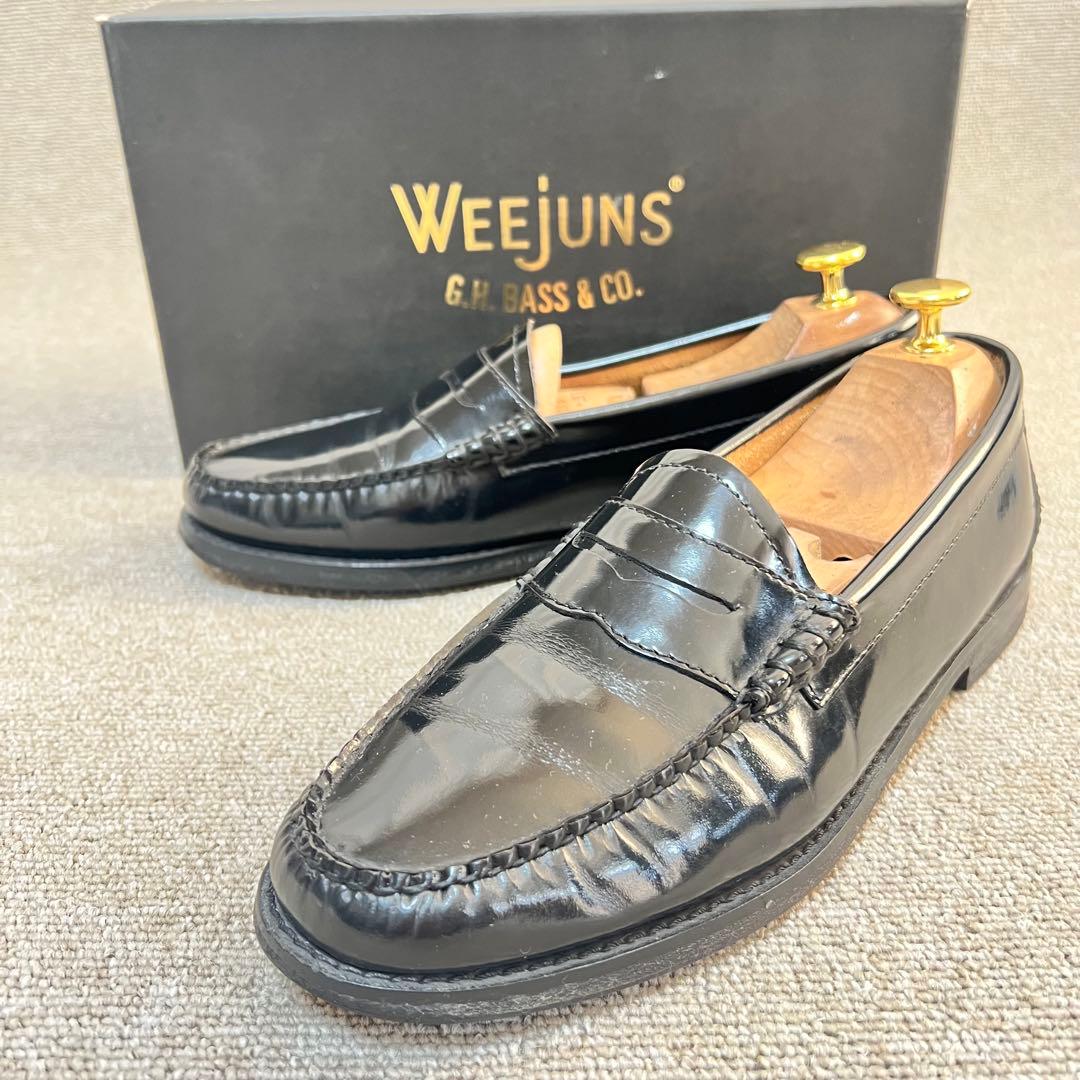 G.H.BASS ジーエイチバス Penny Loafer ブラック 39.5 Men's Vintage Shoes, Vintage, Specialty, Clothing, Shoes