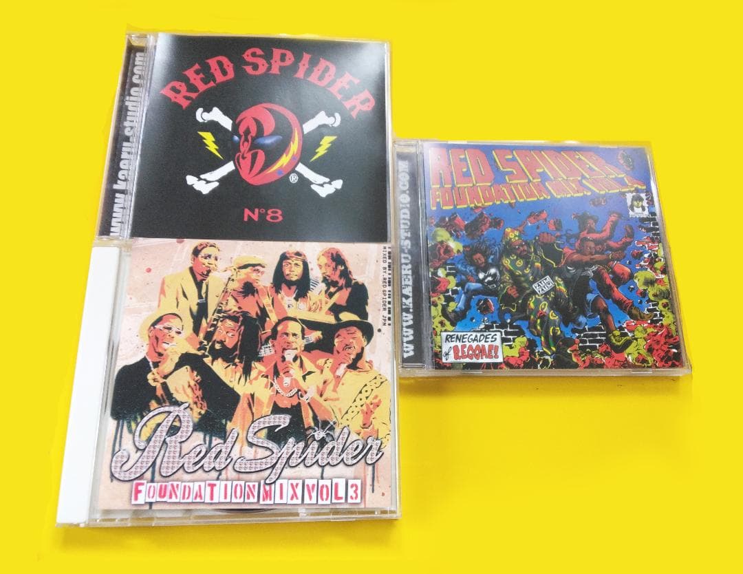 RED SPIDER CD 三枚セット ONE DROP MIX 3 / RED SPIDER レッドスパイダー | REGGAE レゲエ CD