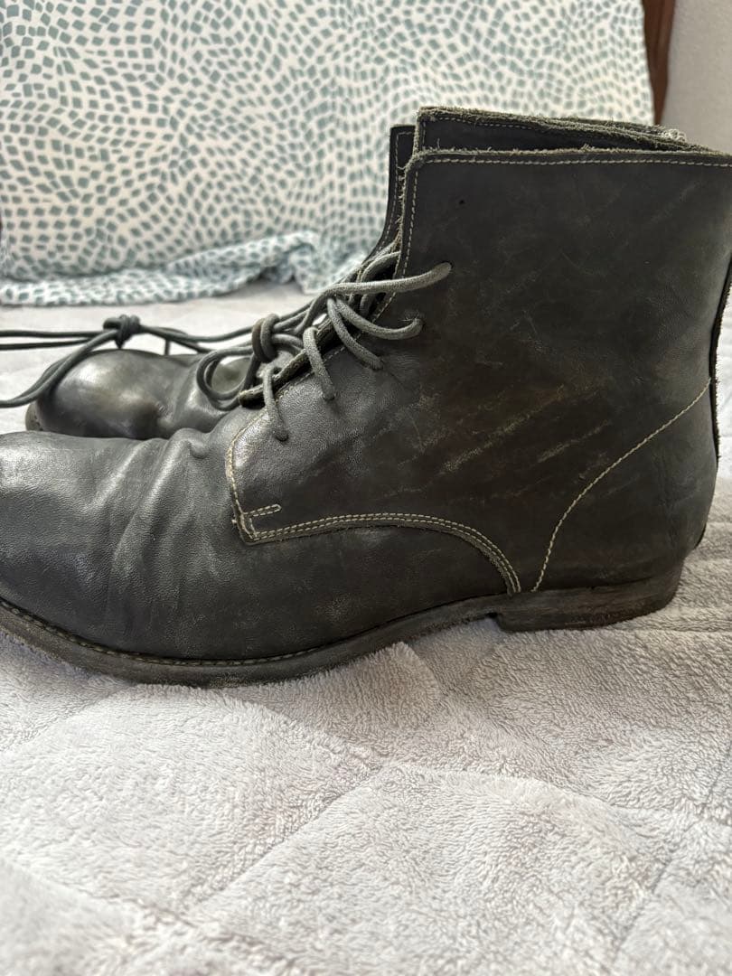 80~90s unknown vintage レザーブーツ - メルカリ