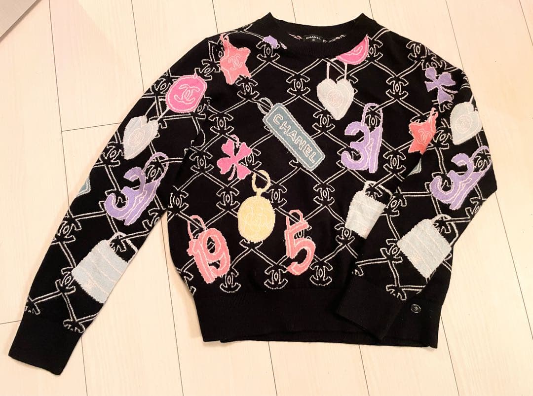 シャネル　2022 ニット　セーター　トップス CHANEL（シャネル） セーター CHANEL 2023 23N ココ ネージュ ブラック
