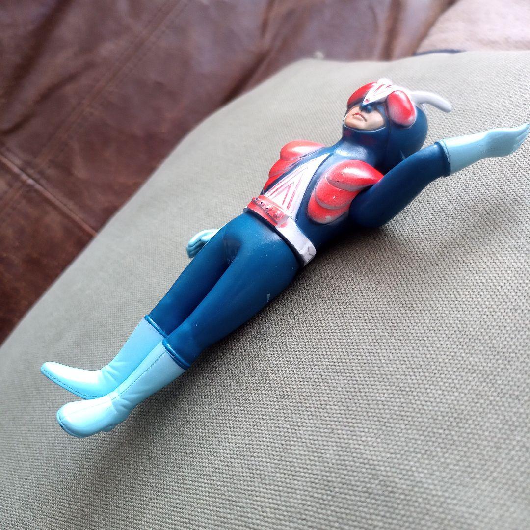 ☆仮面ライダー V3☆ライダーマン☆ミニソフビ人形☆ポピー - メルカリ