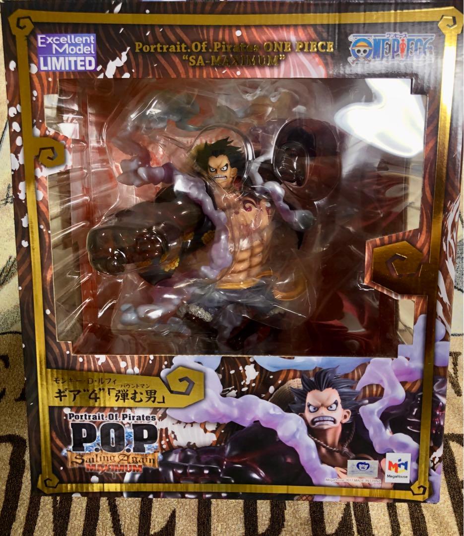 【新品未開封】POP MAXIMUM ルフィ \"ギア4\"バウンドマン　『弾む男』 Portrait.Of.Pirates 【輸送箱付】【国内正規品】Portrait.Of.Pirates
