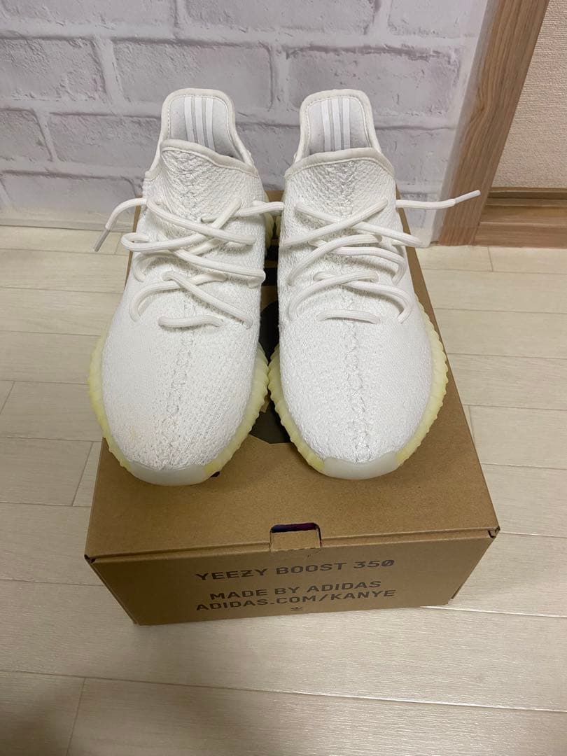 アディダス イージーブースト350 V2 クリーム ホワイト インファント I