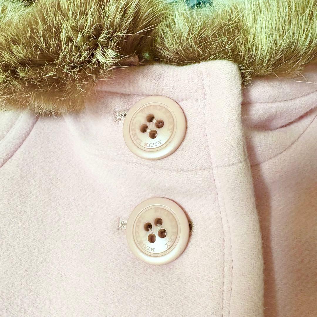 モア様リクエスト✨バーバリーブルーレーベル ピンク カシミヤ混