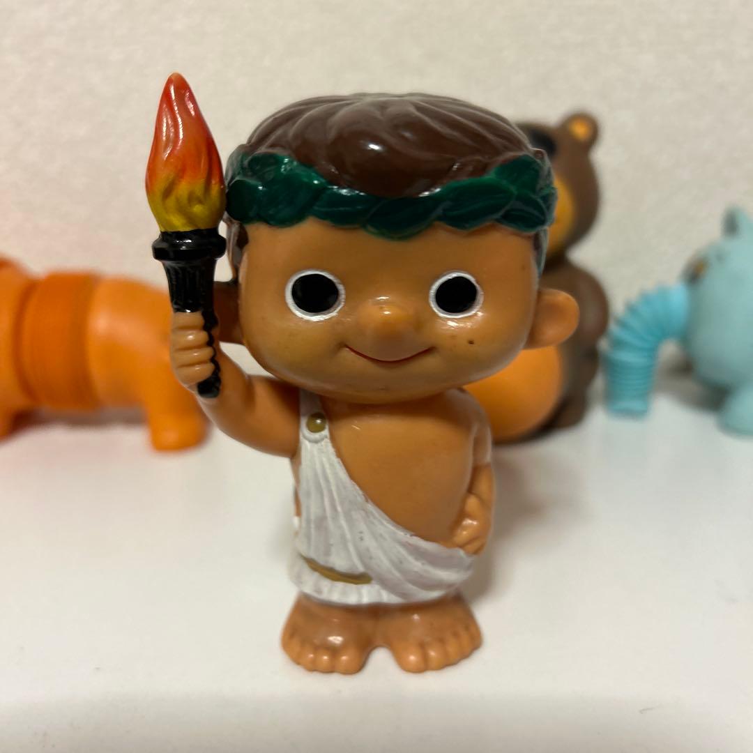 昭和レトロ ] 旧富士銀行 動物シリーズ伸びる(蛇腹)貯金箱・ぼくちゃん