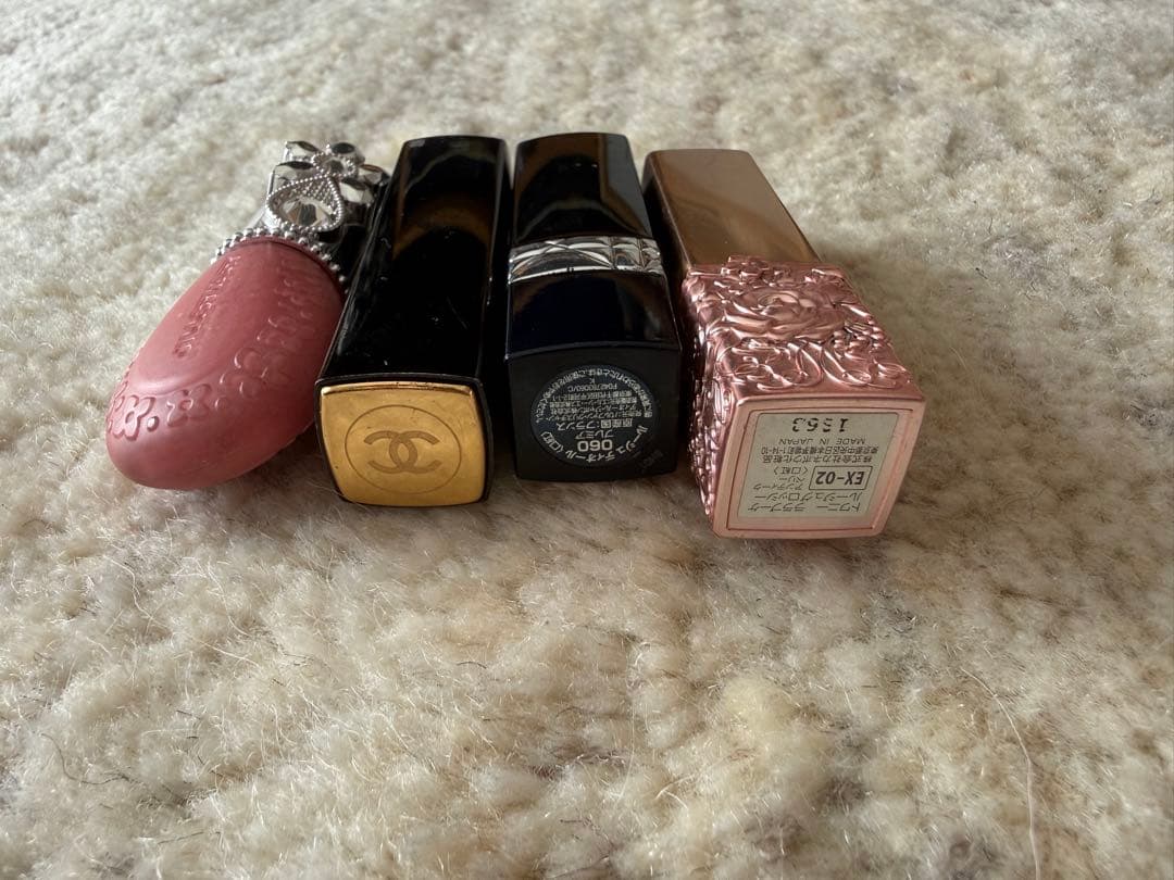 口紅 4本セット シャネル ディオール - メルカリ