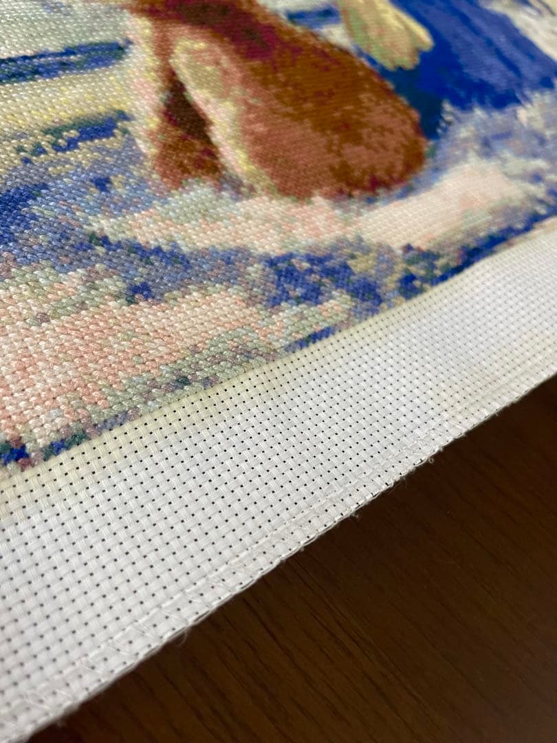 ☆ミュゲ様専用☆オーダー クロスステッチ No.88 女の子と犬 9800