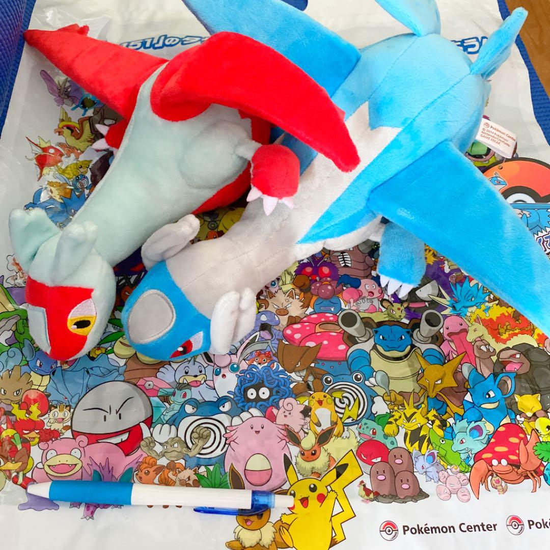 2014年☆ レア ラティオス ラティアス ぬいぐるみ 公式 ポケモン