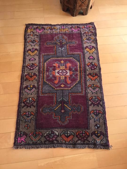 アンティークトルコ絨毯 オールド絨毯/トルコ・コンヤ・タシュプナル約278×163cm - 手織り絨毯