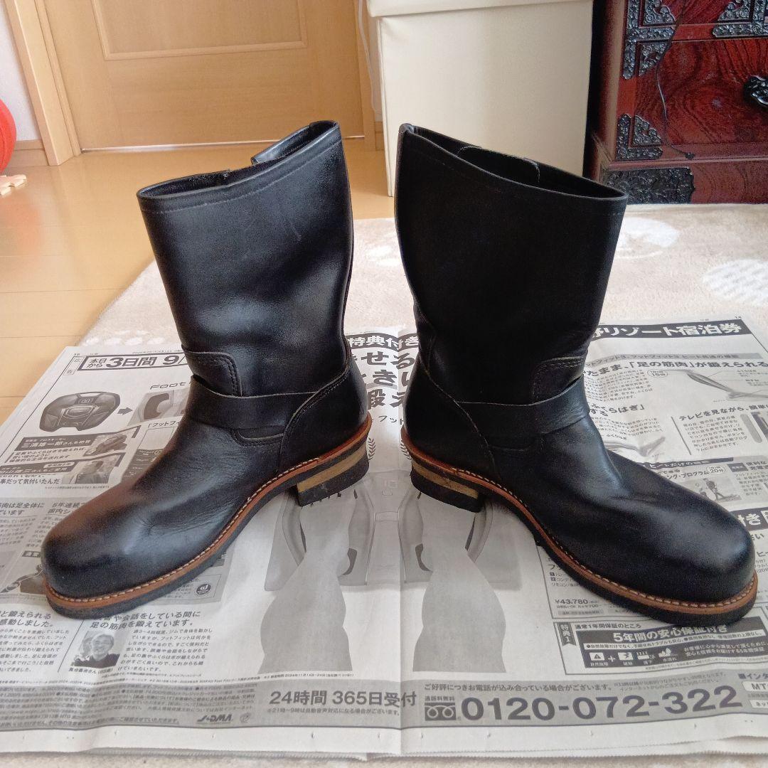 最 安値ファッション - ホーキンス レザー エンジニアブーツ バックル付き