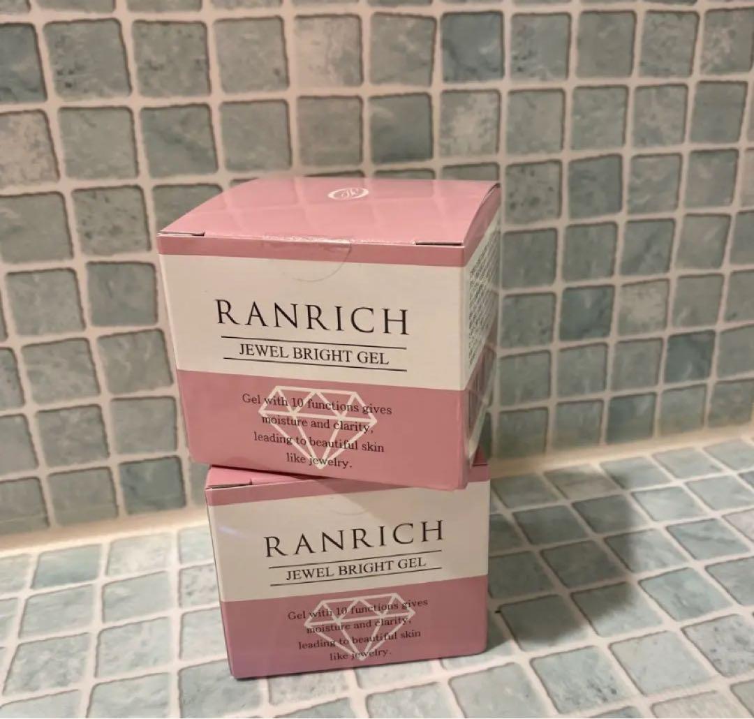【未開封】薬用ランリッチ美白オールインワン宝石ジェル2つセット 薬用ランリッチ 美白オールインワン 宝石ジェル50g 新品未開封2個