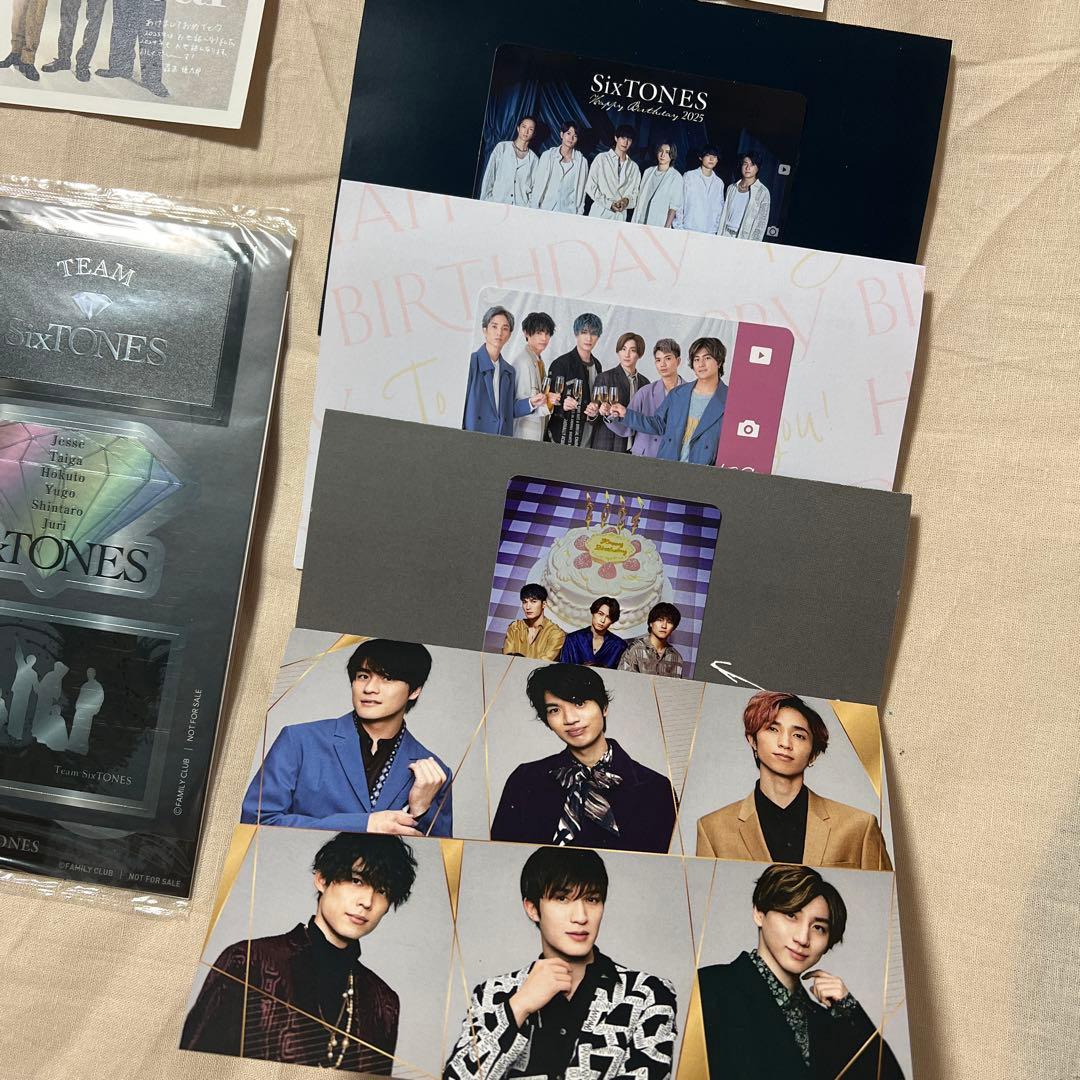 SixTONES 会報 5周年記念ちむすとステッカー まとめ売り - メルカリ
